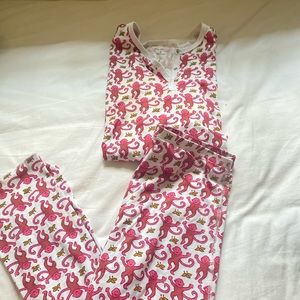 ROLLER RABBIT PINK MONKEY PAJAMAS